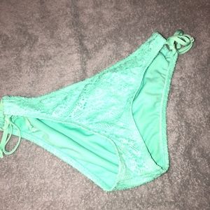 Mint Lace Bikini Bottoms